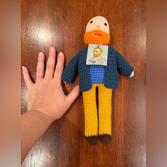Vincent Van Gogh crochet doll 8inches - Picture 5 of 5